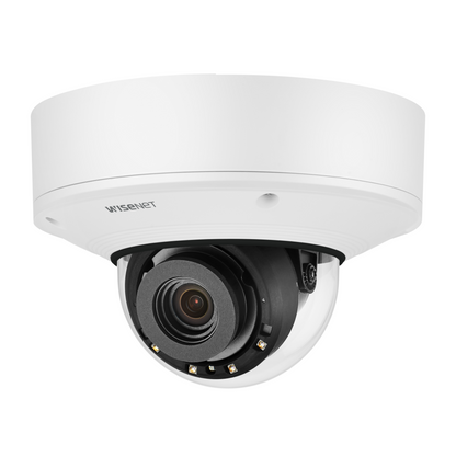 Hanwha Techwin PNV-A9081RLP 4K LPR/ANPR IP VandalDome SecurityCamera4.5~10mmLens