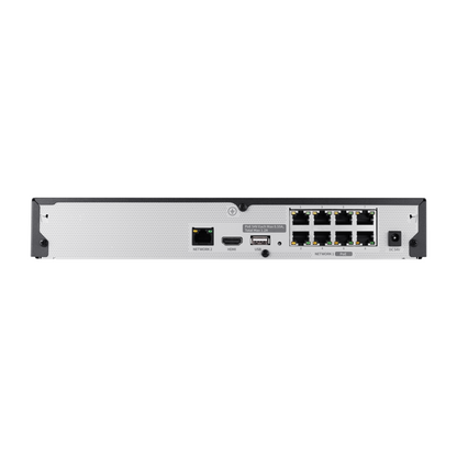 Hanwha Techwin ARN-810S-4TB  A Series 8CH PoE NVR IP Security Recorder 4TB HDD