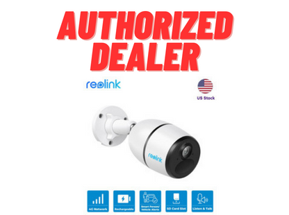 Reolink 2K 4MP HD Wireless Mobile 4G Network Battery Powered Security Camera