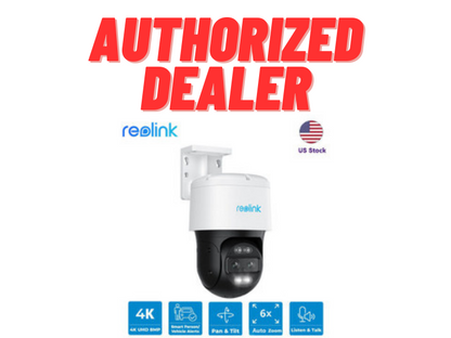 Reolink 4K 8MP HD Dual-Lens PTZ IP PoE Dual View Motion Tracking Security Camera