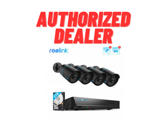 Reolink 5MP IP 8CH NVR PoE Security Camera Kit with Person/Vehicle Detection