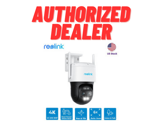 Reolink 2K 4MP Dual-lens Auto-Zoom Tracking Dual View 4G PTZ Security Camera