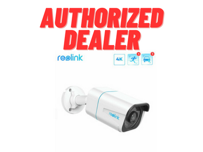 Reolink IP PoE Bullet 4K Ultra HD Smart Person/Vehicle Alerts Security Camera