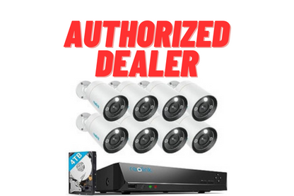 Reolink 12MP Ultra HD PoE H.265 16CH NVR with 4TB HDD Security Camera System