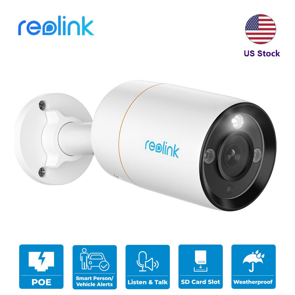 Reolink 12MP HD PoE Person/Vehicle Detect 2-Way Audio Spotlight Security Camera