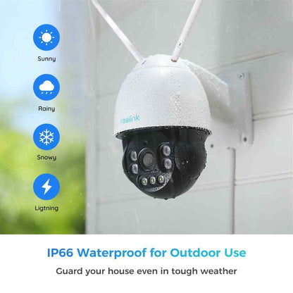 Reolink 5MP PTZ WiFi Security Camera Auto Tracking with Spotlight Night Vision