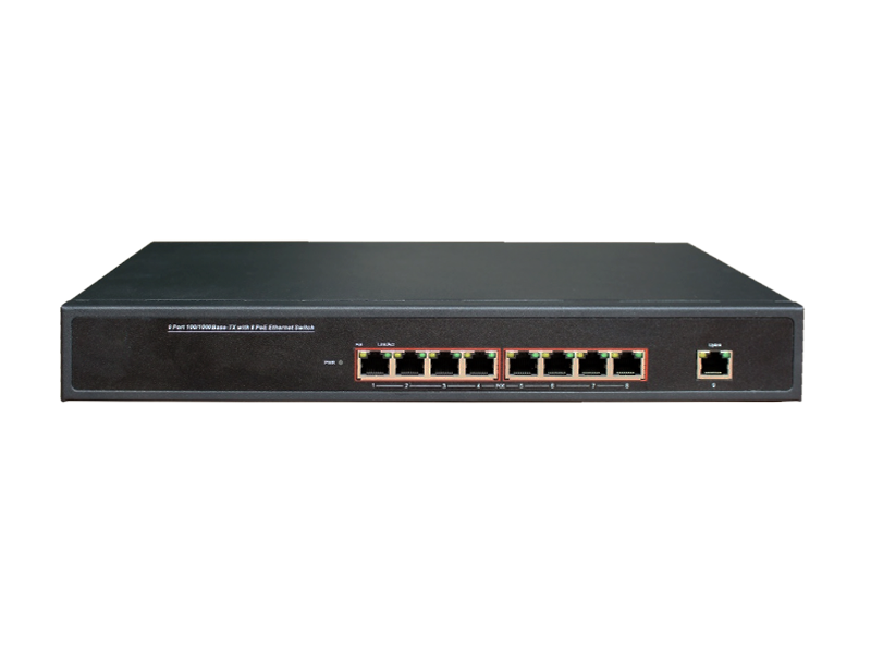 Hanwha Techwin SWT-P-81-240  8-Port PoE+ Switch Security device