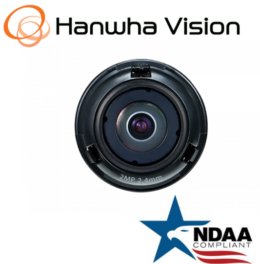 Hanwha Techwin SLA-2M2400Q  2MP CMOS  2.4mm fixed focal Security Camera lens