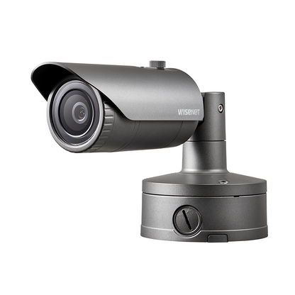 Hanwha Techwin XNO-6020R WiseNet 2MP PoE Bullet IP SecurityCamera 4mm Fixed Lens