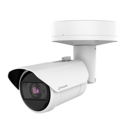 Hanwha Techwin  XNO-C7083R 4MP POE IR  Bullet AI IP Security Camera 2.8~10mmLens