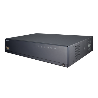 Hanwha Techwin XRN-1610SA-8TB 16CH 12MP security NVR Recoder with PoE+ 8TB HDD